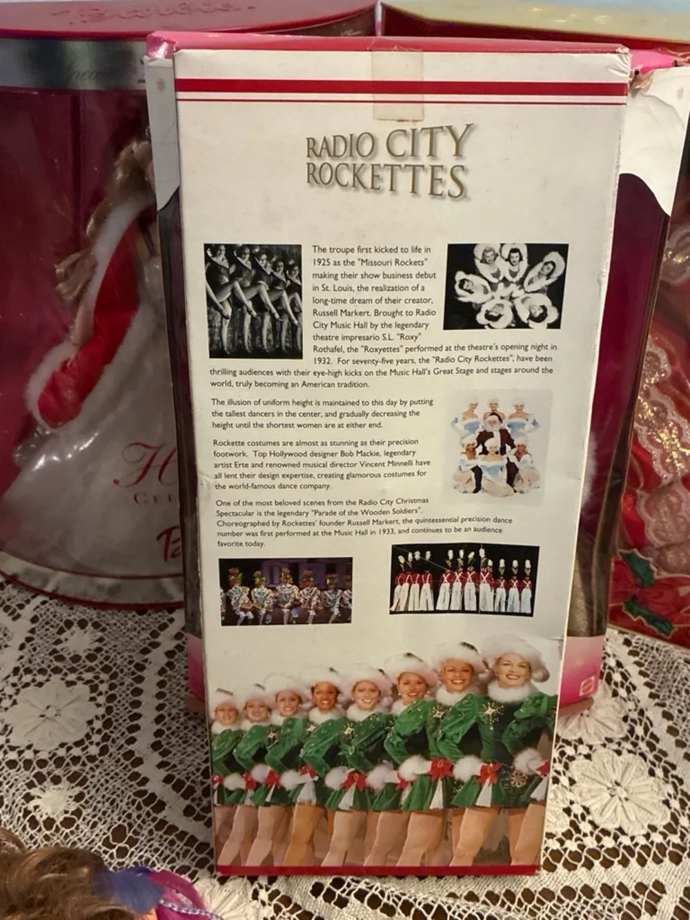 Barbie Radio City Rockettes Red and White Holiday Doll